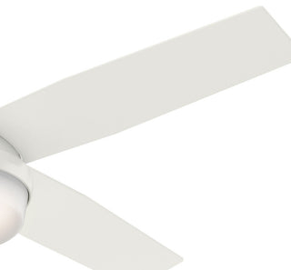 Hunter Fan Company 52" Dempsey LP Fresh White Ceiling Fan With Light and Remote
