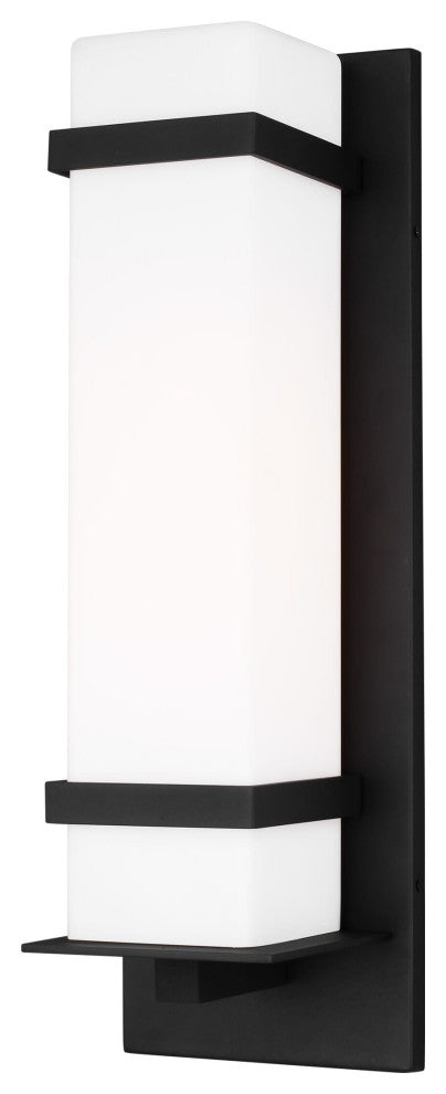 Alban Outdoor Wall Light in Black