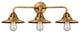Innovations 288-3W-BB-M4-BB-LED Railroad 3 Light Vanity Light, Brushed Brass