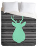 Deny Designs Allyson Johnson Deer And Aztec Duvet Cover, Lightweight