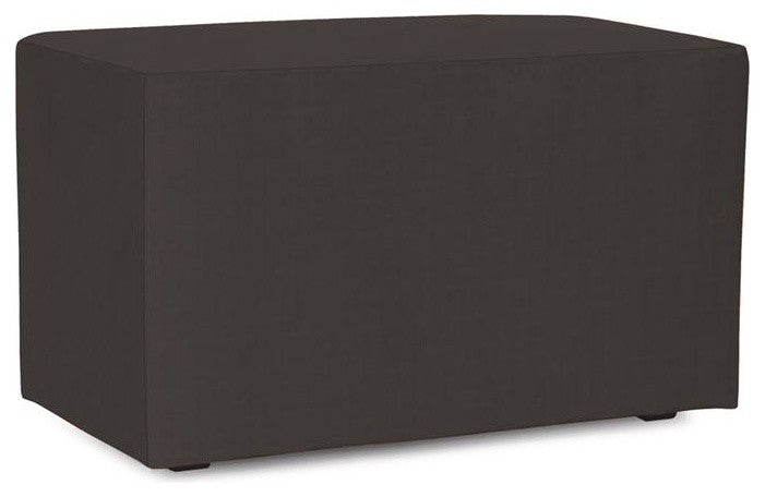 Universal Bench With Slipcover, Seascape Charcoal