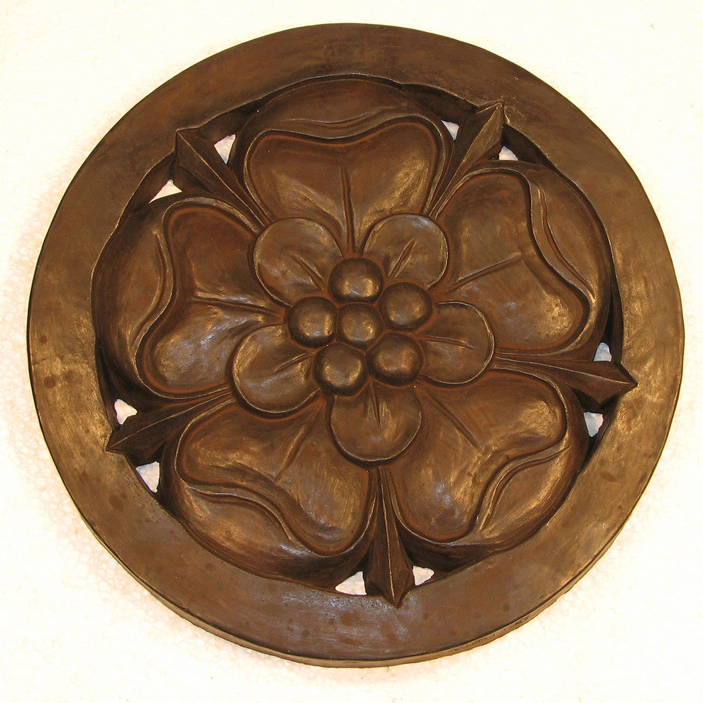 Tudor Rose Stepstone Garden Statue