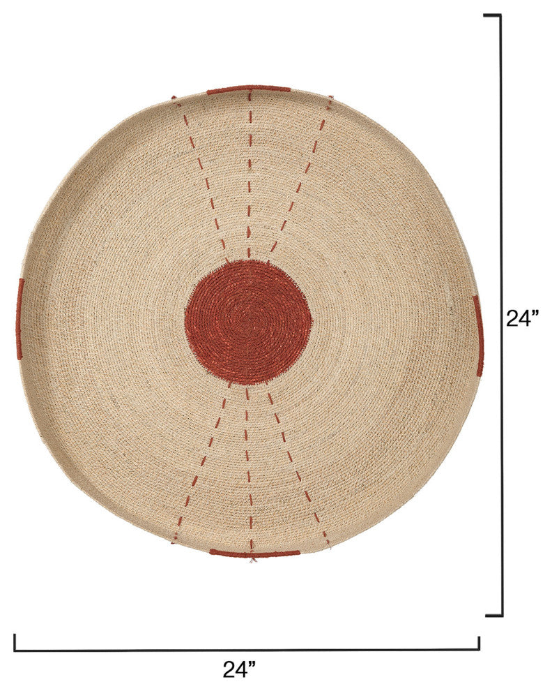 Sundial Wall Art, Rust