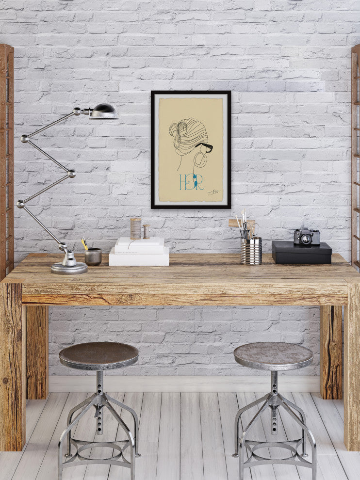 "Make a Difference" Framed Painting Print, 8x12