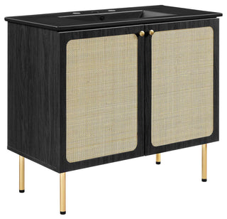 Chaucer 36" Bathroom Vanity - Black Black