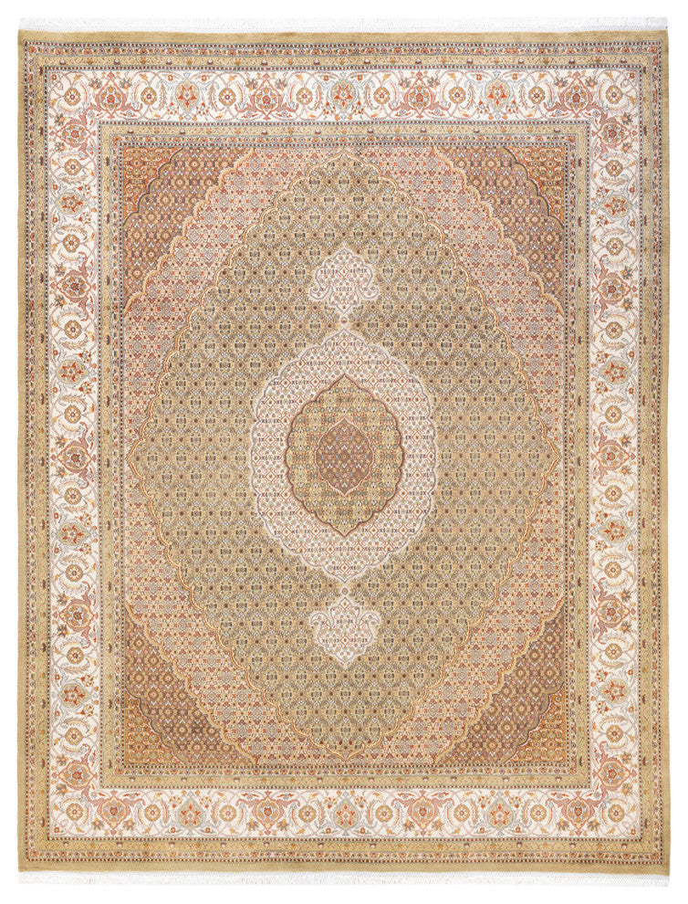 Kengtung One-of-a-Kind Hand-Knotted Area Rug Green, 8'2"x10'3"