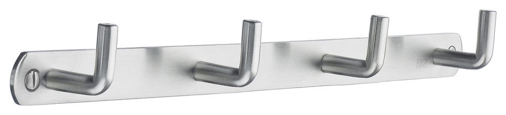 Decorative Hooks For The Home, Brushed Stainless Steel