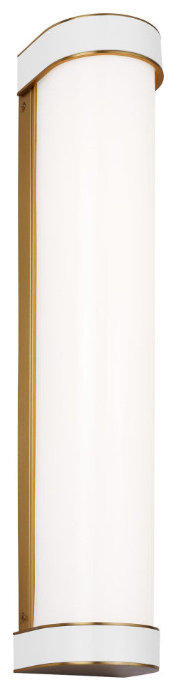 Monroe Large Vanity, Burnished Brass