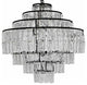 NOIR Furniture Satellite Chandelier, Matte Black