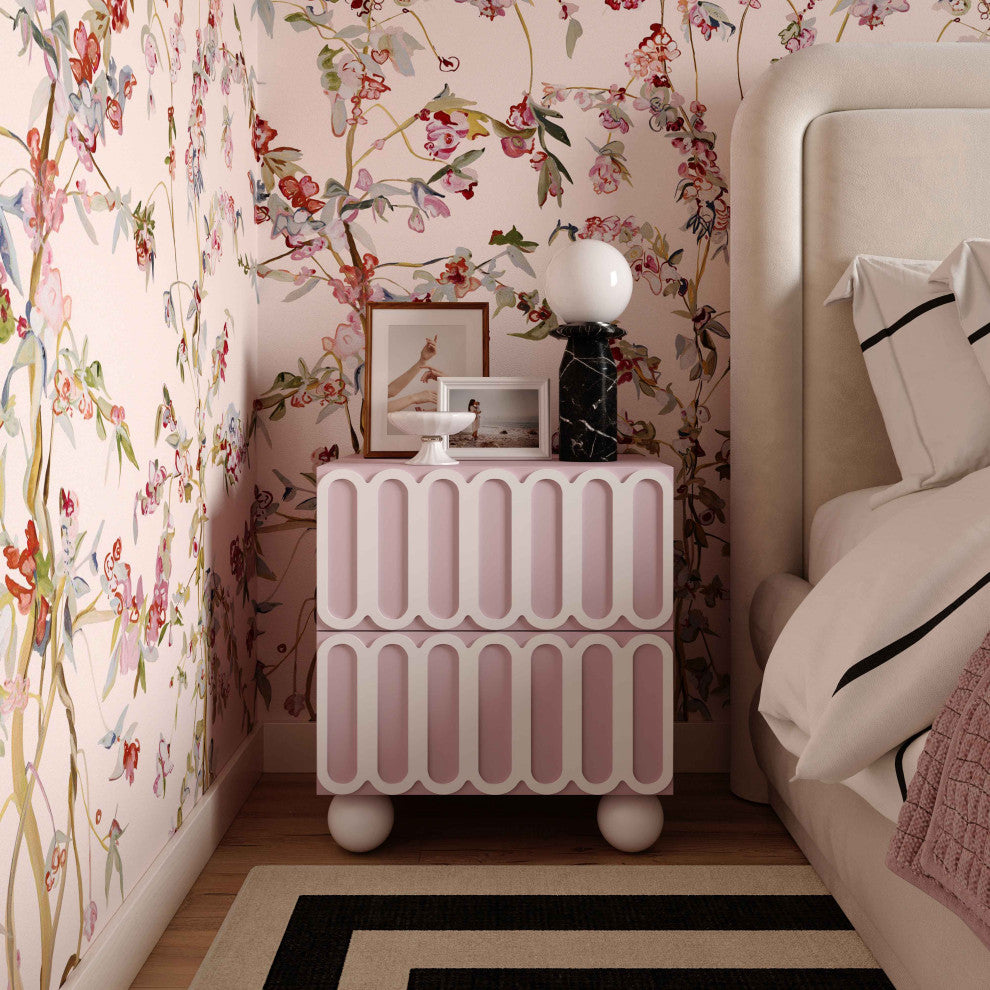 Tori Nightstand, Mauve