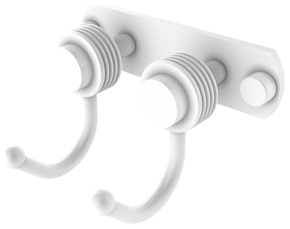 Mercury 2 Position Multi Hook with Groovy Accent, Matte White