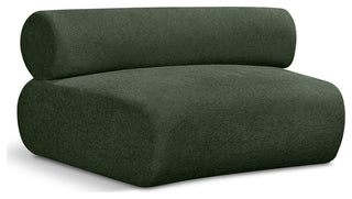 Bale Chenille Fabric Upholstered Modular, Green