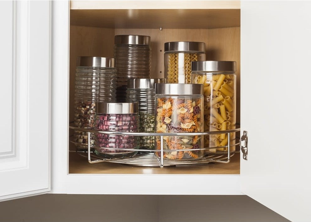 Hardware Resources MLSR18-S-R 18" Single Heavy Duty Wire Cabinet - Chrome