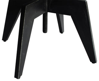 Dayton Industrial Coffee Table in Industrial Gray and Pine Wood Top