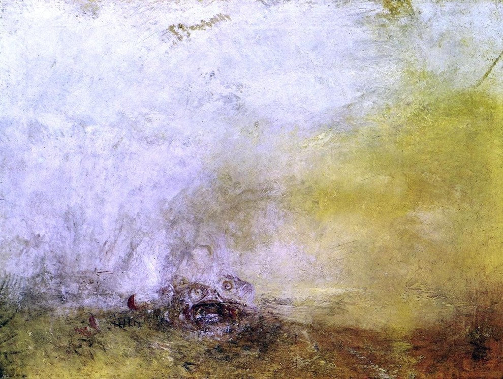 Joseph William Turner Sunrise With Sea Monsters Wall Decal Print