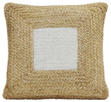 Blank Mind White Square Accent Pillow