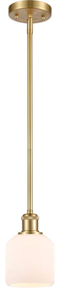 Innovations 516-1S-SG-G121-6 1-Light Mini Pendant, Satin Gold