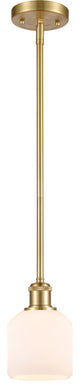 Innovations 516-1S-SG-G121-6 1-Light Mini Pendant, Satin Gold