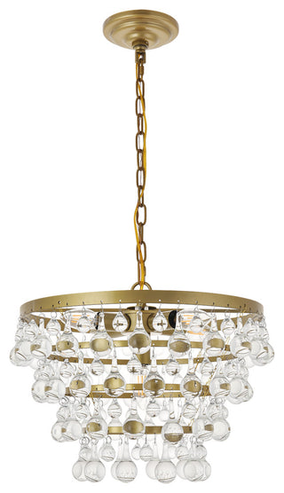 Brass Finish 5-Light Pendant
