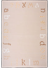 Kid Essentials Rug, Polka Dot ABC's, Beige, 3'10"x5'4"