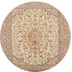 Ahgly Company Indoor Round Traditional Area Rugs, 4' Round