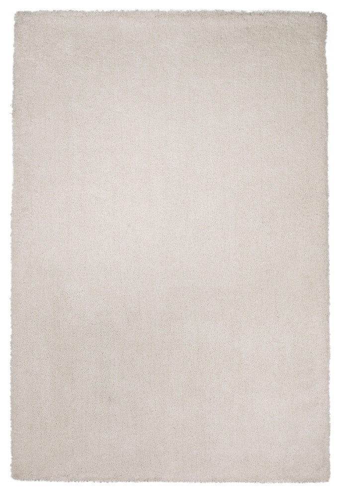 KAS Bliss 1550 Ivory Shag Area Rug, 5' x 7'