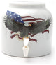 Goldwell Designs Patriotic Eagle Design Water Dispenser Crock