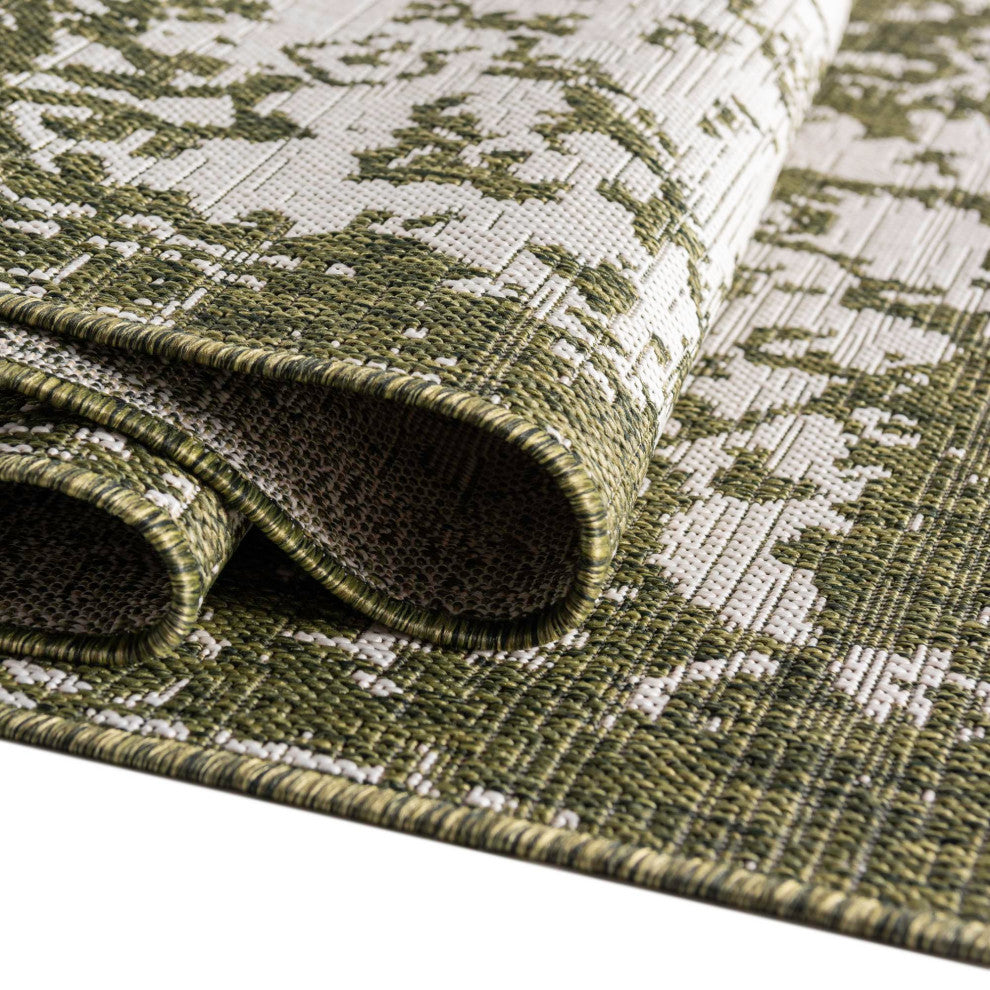 Rug Jill Zarin Jill Zarin Outdoor Green Rectangular 6' 0 x 9' 0