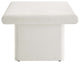 Relic Concrete Textured Coffee Table - White