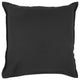 Rizzy Home T3427C Solid 20"x20" Poly Filled Pillow Black