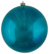 Vickerman 3" Sea Blue Shiny Ball Ornament, 12 per Bag