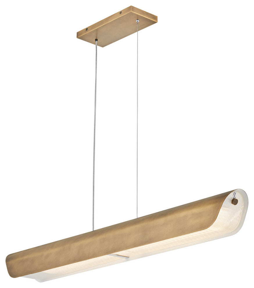 Fredrick Ramond Arco Medium Linear, Heritage Brass