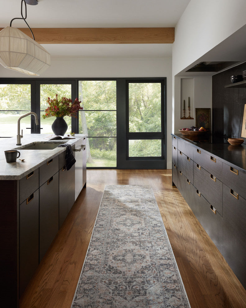 Loloi II Monroe Charcoal / Multi 2'-6" x 10'-0" Runner Rug