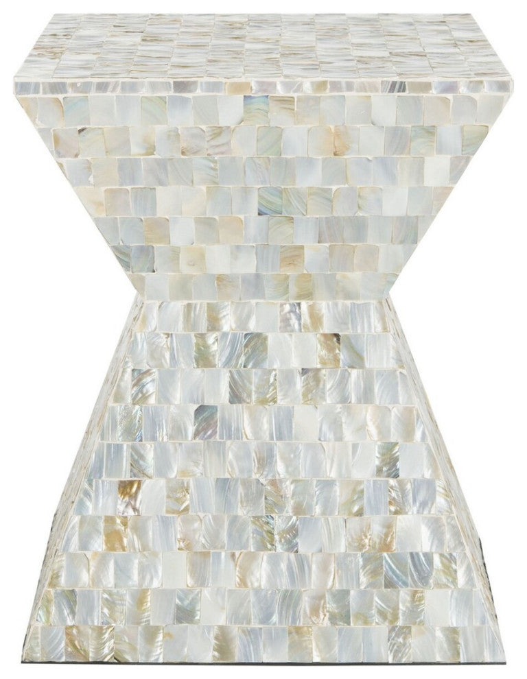 Safavieh Aquamarine Square Mosaic Stool