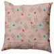 Bunnies and Eggs Easter Indoor/Outdoor Throw Pillow, Sunwashed Red, 18x18"