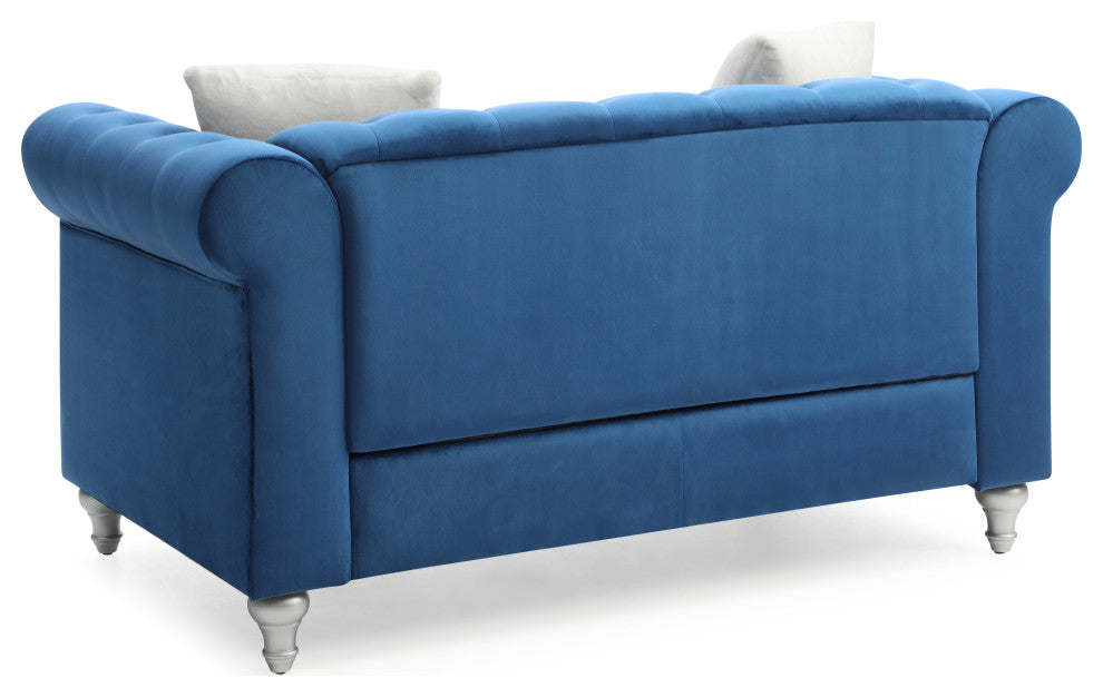 Raisa Loveseat, Navy Blue
