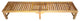 Teak Wood Santa Monica Backless Bench, 8''