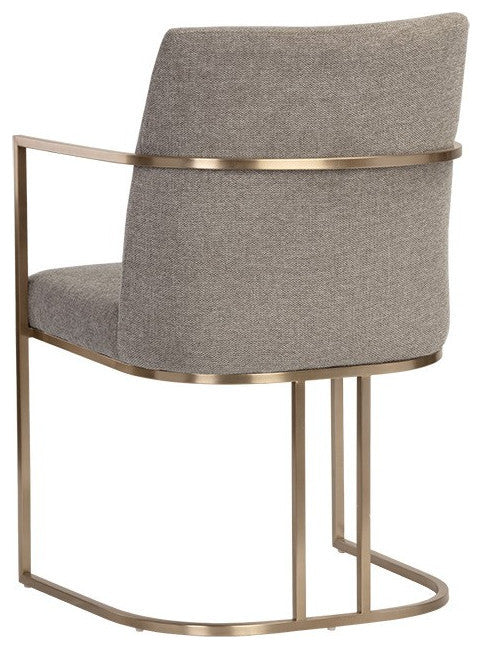 Rayla Dining Armchair, Belfast Oyster Shell