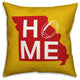 Kansas City Home Football Outdoor Throw Pillow
