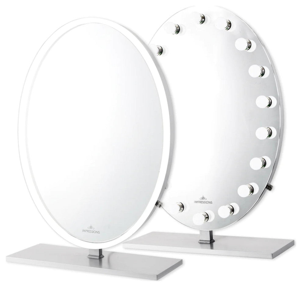 Heiress Pro Vanity Mirror with Lights, White