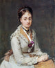 Berthe Morisot Portrait of Edma, 20"x25" Wall Decal Print