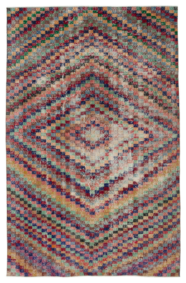 Rug N Carpet - Handwoven Oriental 5' 6'' x 8' 8'' Antique Vintage Rug