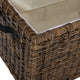happimess Michael 35" Wicker Storage Trunk, Brown