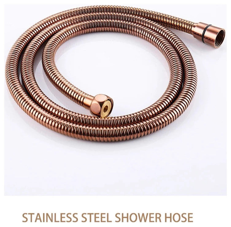 Wasser™ Rose Gold Complete Shower System With Bathtub Filler