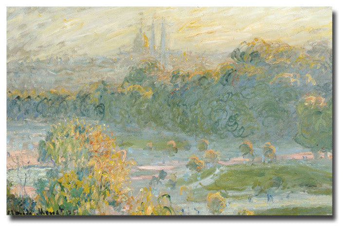 'The Tuileries' Canvas Art by Claude Monet