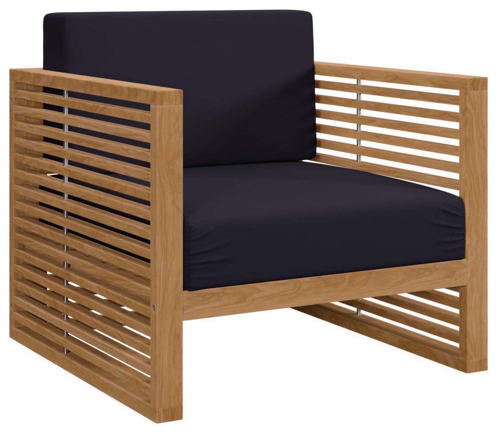 Carlsbad Teak Wood Outdoor Patio Armchair