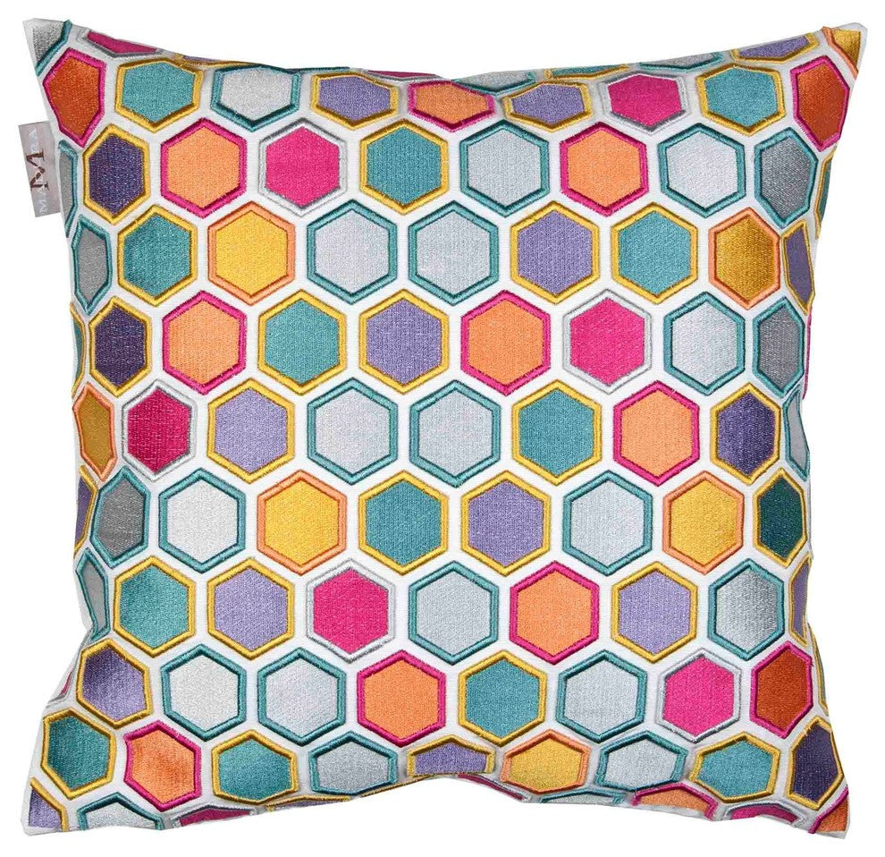Pillow Cover Honey, Multiple Natural Colors, 15.7"x15.7"