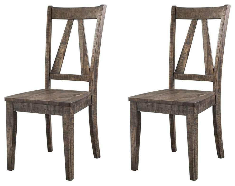 Flynn Dining Table With 4 Wooden Side Chairs