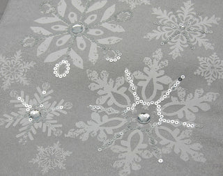Glistening Snow Christmas Pillow, 14"x14"