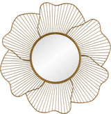 Uttermost 09912 Blossom Gold Floral Mirror